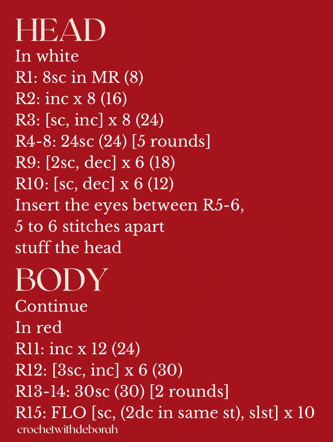 Crochet a Festive Christmas Bunny with This Free Pattern