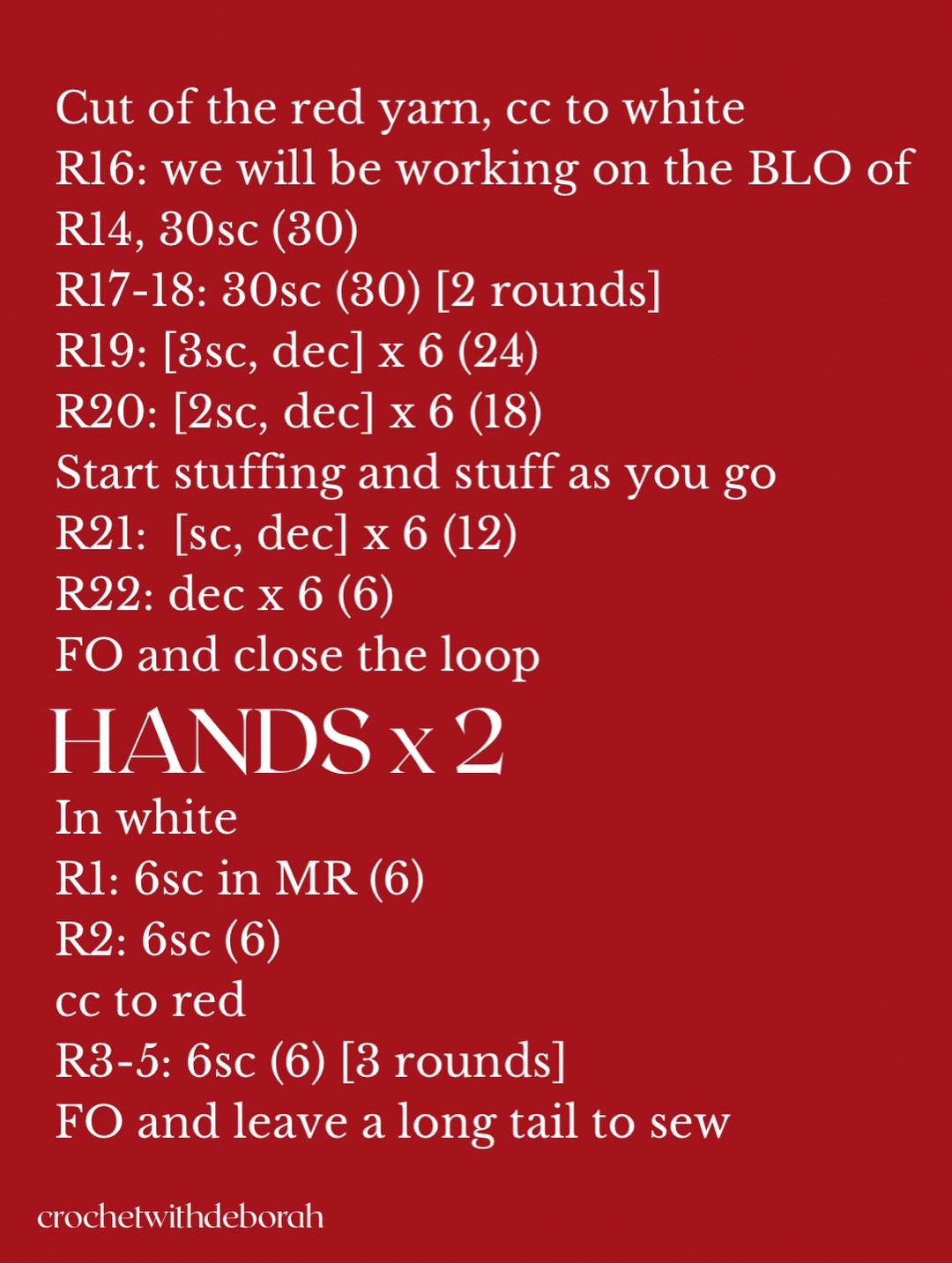 Crochet a Festive Christmas Bunny with This Free Pattern