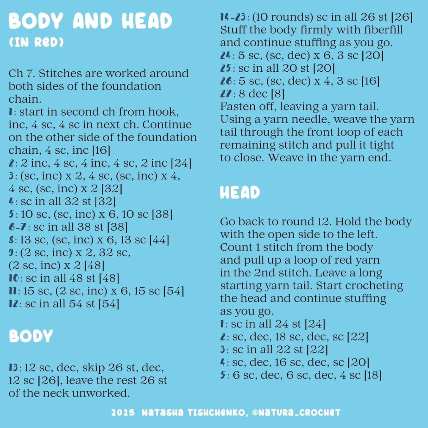 Crochet Amigurumi Christmas Horse Pattern for Festive Decorations