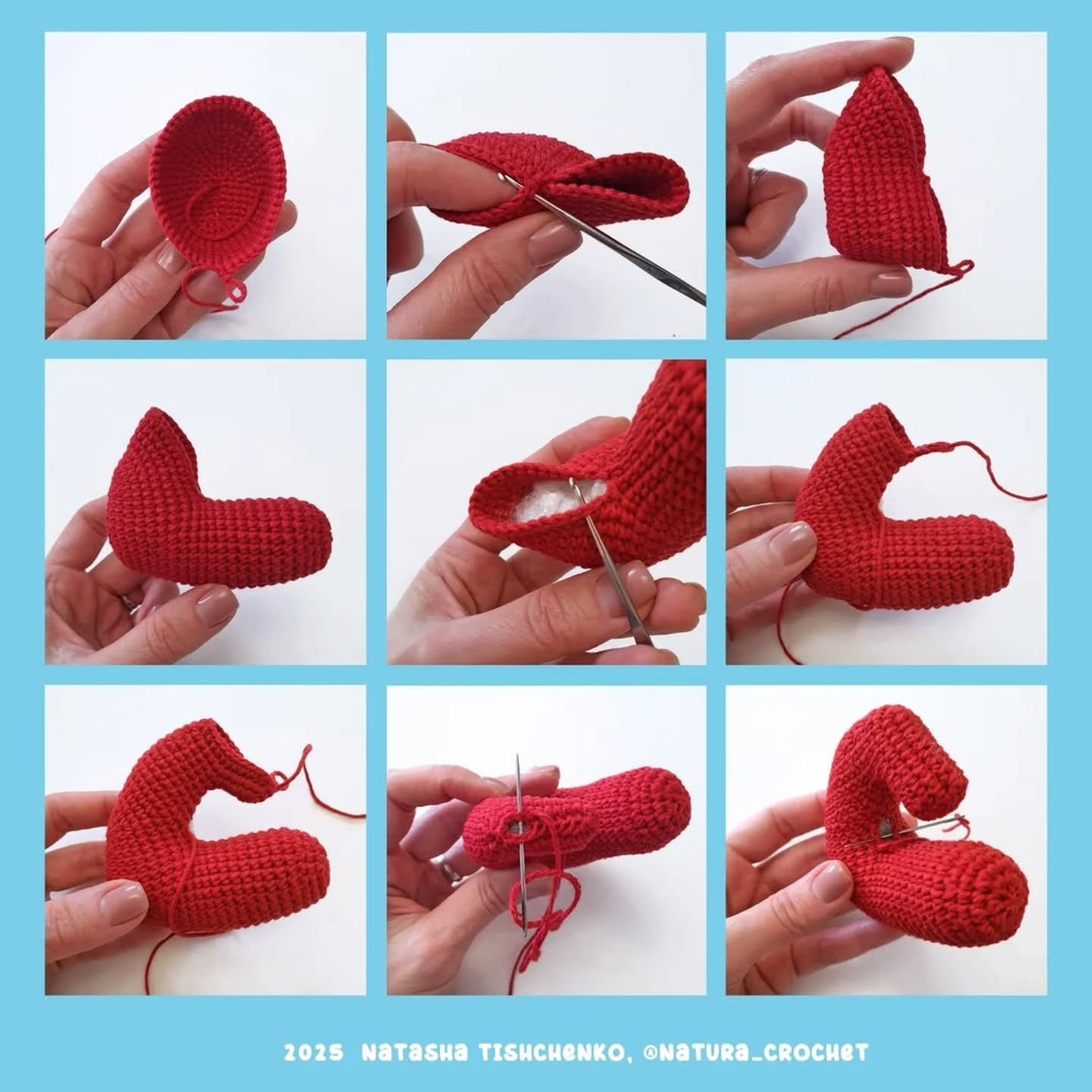 Crochet Amigurumi Christmas Horse Pattern for Festive Decorations