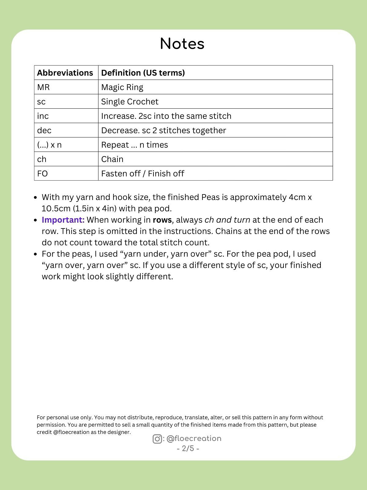 Crochet Amigurumi Peas in a Pod Free Pattern Guide