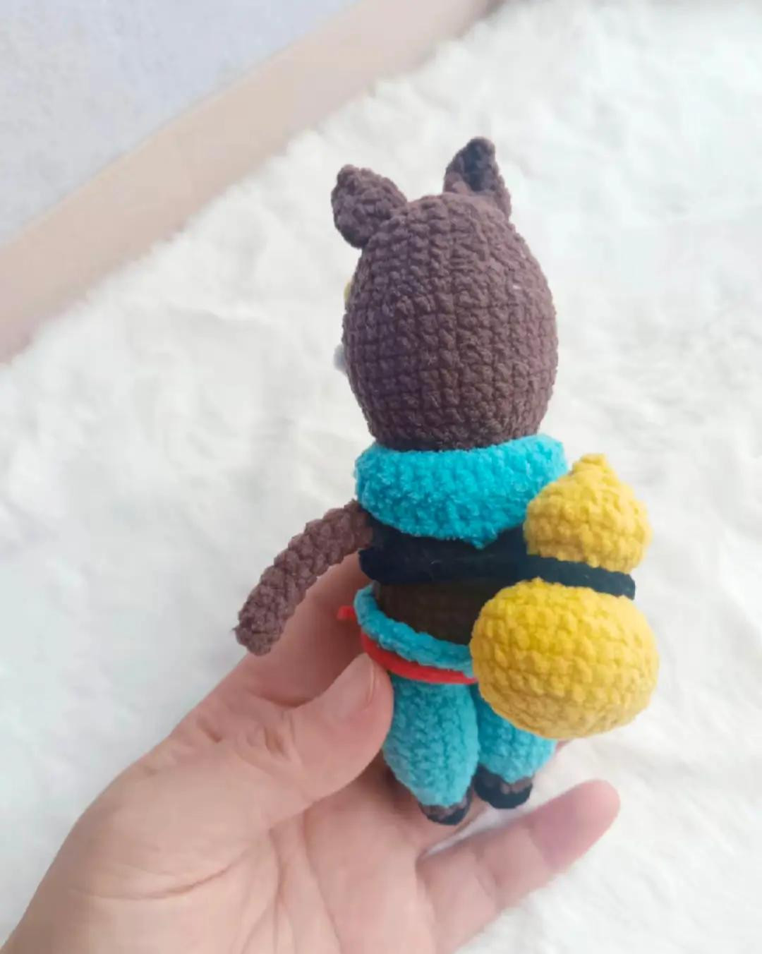 Crochet Animal Characters: Wild Boar and Bear with Staff