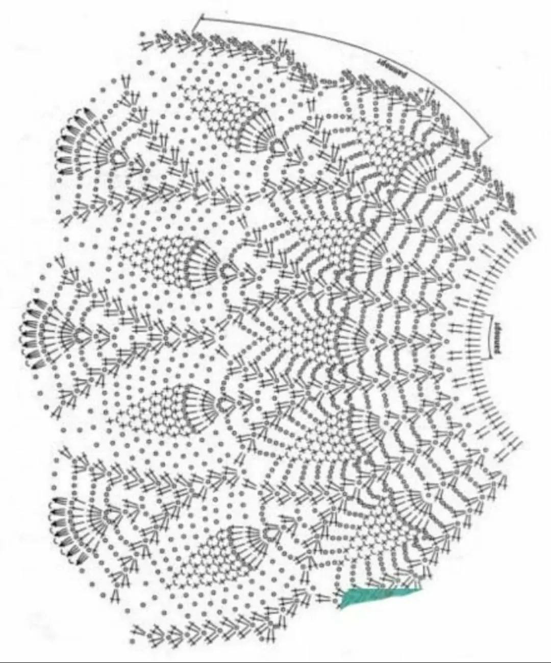 Crochet Bra Top Pattern with Shell Stitch and Beaded Details
