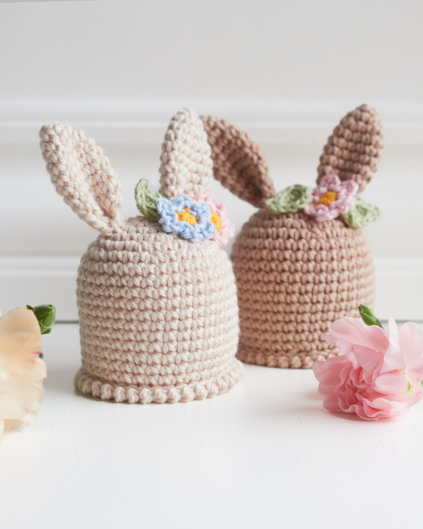Crochet Bunny Egg Cozies Perfect for Easter Decor