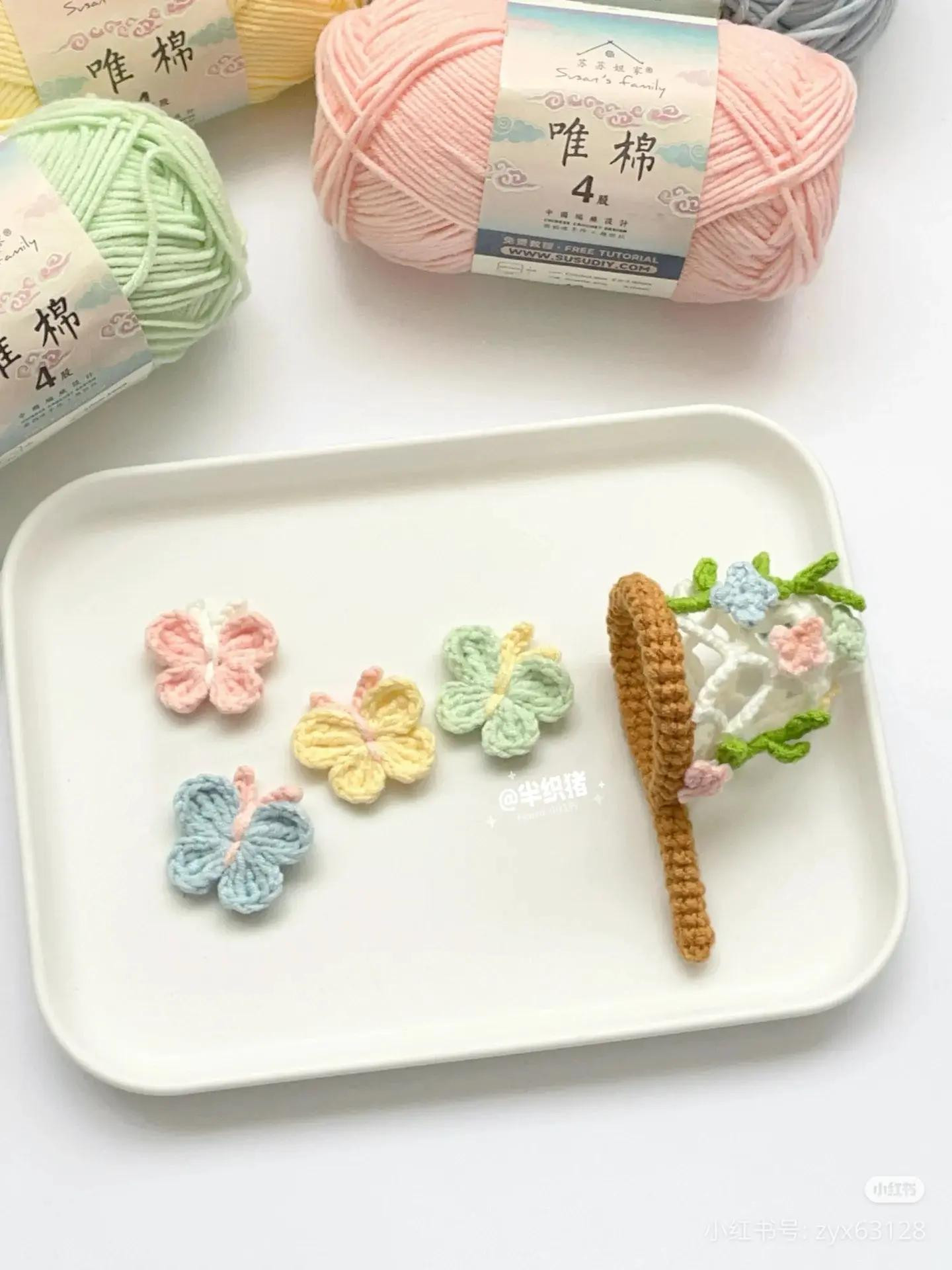 Crochet Butterfly and Flower Garden: Creative Yarn Art Design