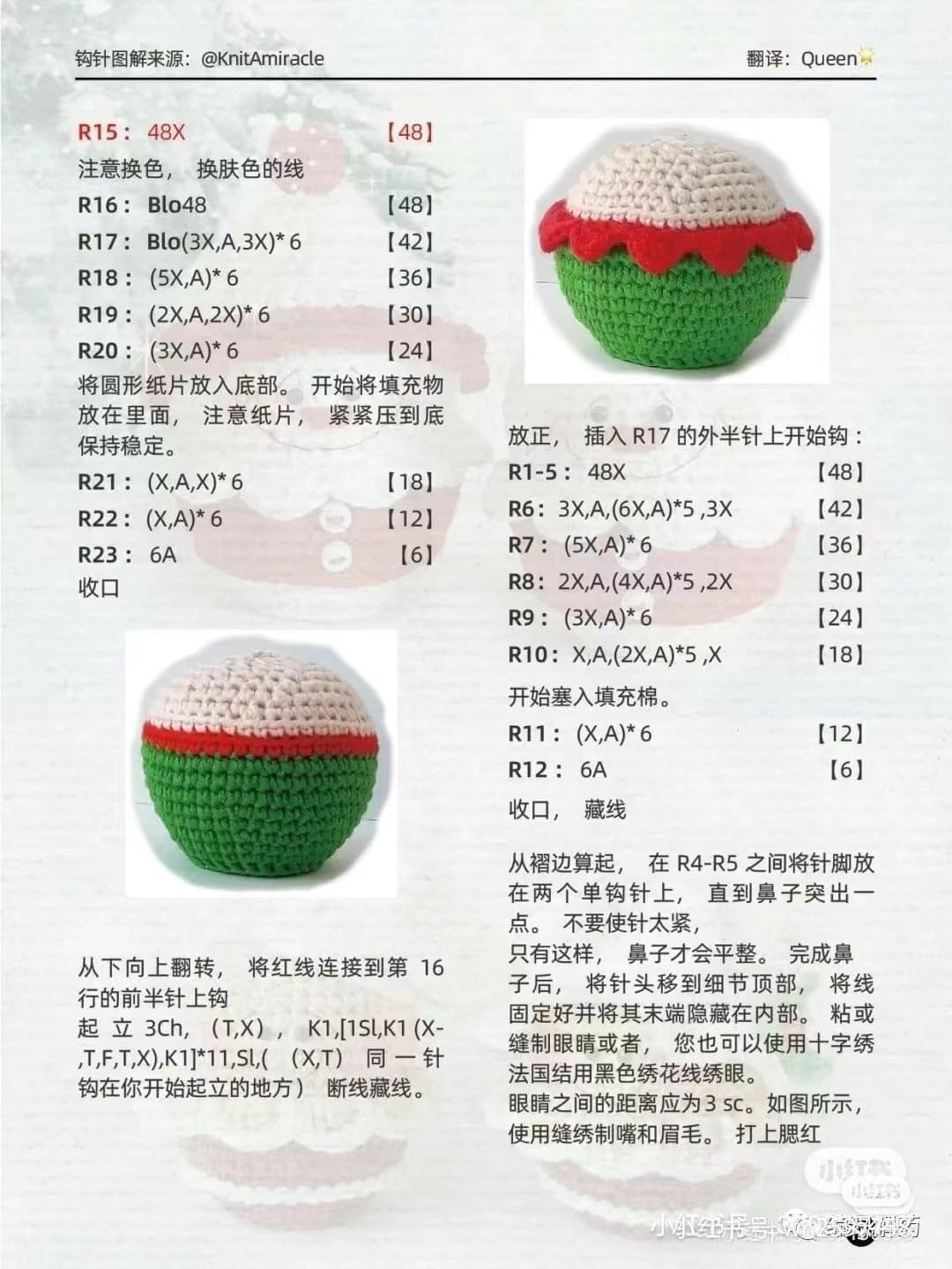 Crochet Christmas Elf Amigurumi Pattern for Festive Holiday Decor