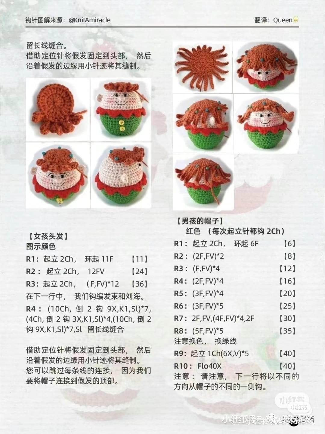 Crochet Christmas Elf Amigurumi Pattern for Festive Holiday Decor