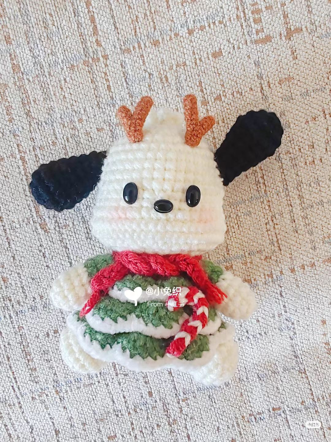 Crochet Christmas Puppy Reindeer: A Festive Amigurumi Project