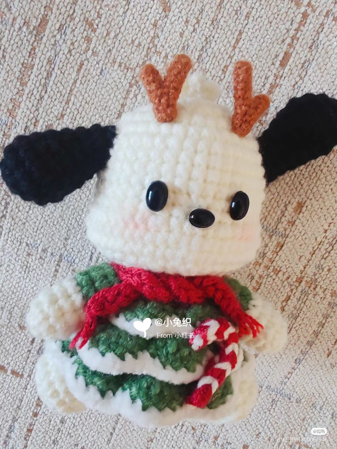 Crochet Christmas Puppy Reindeer: A Festive Amigurumi Project