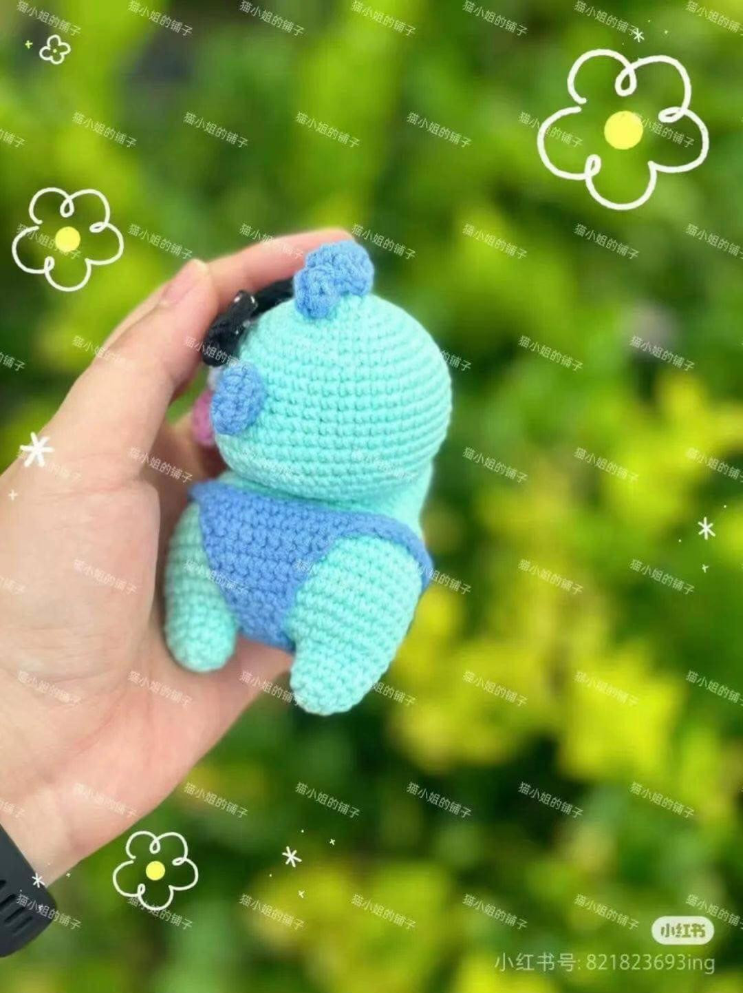 Crochet Cute Cartoon Character with Sunglasses Pattern