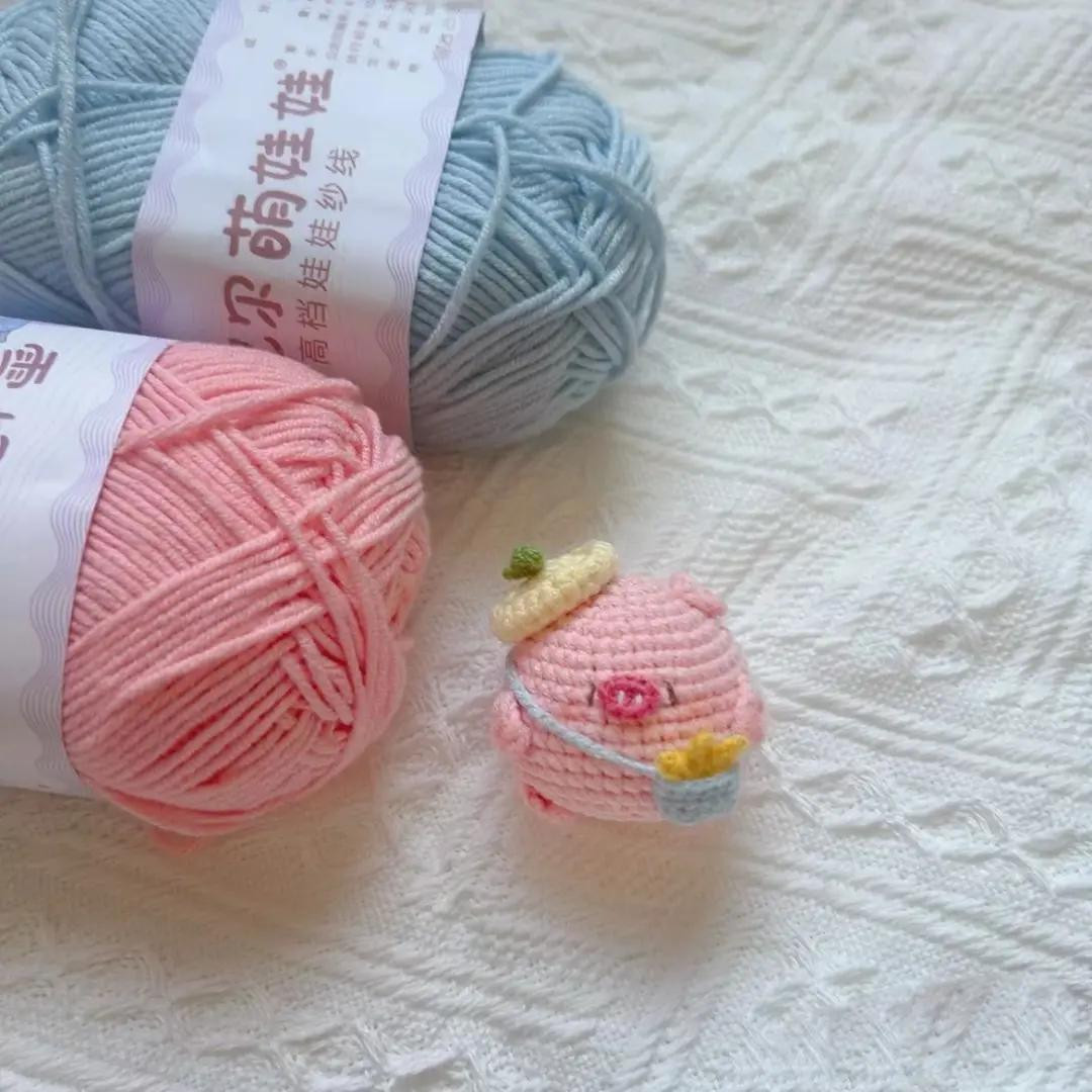 Crochet Cute Pig Keychain Patterns for Beginners