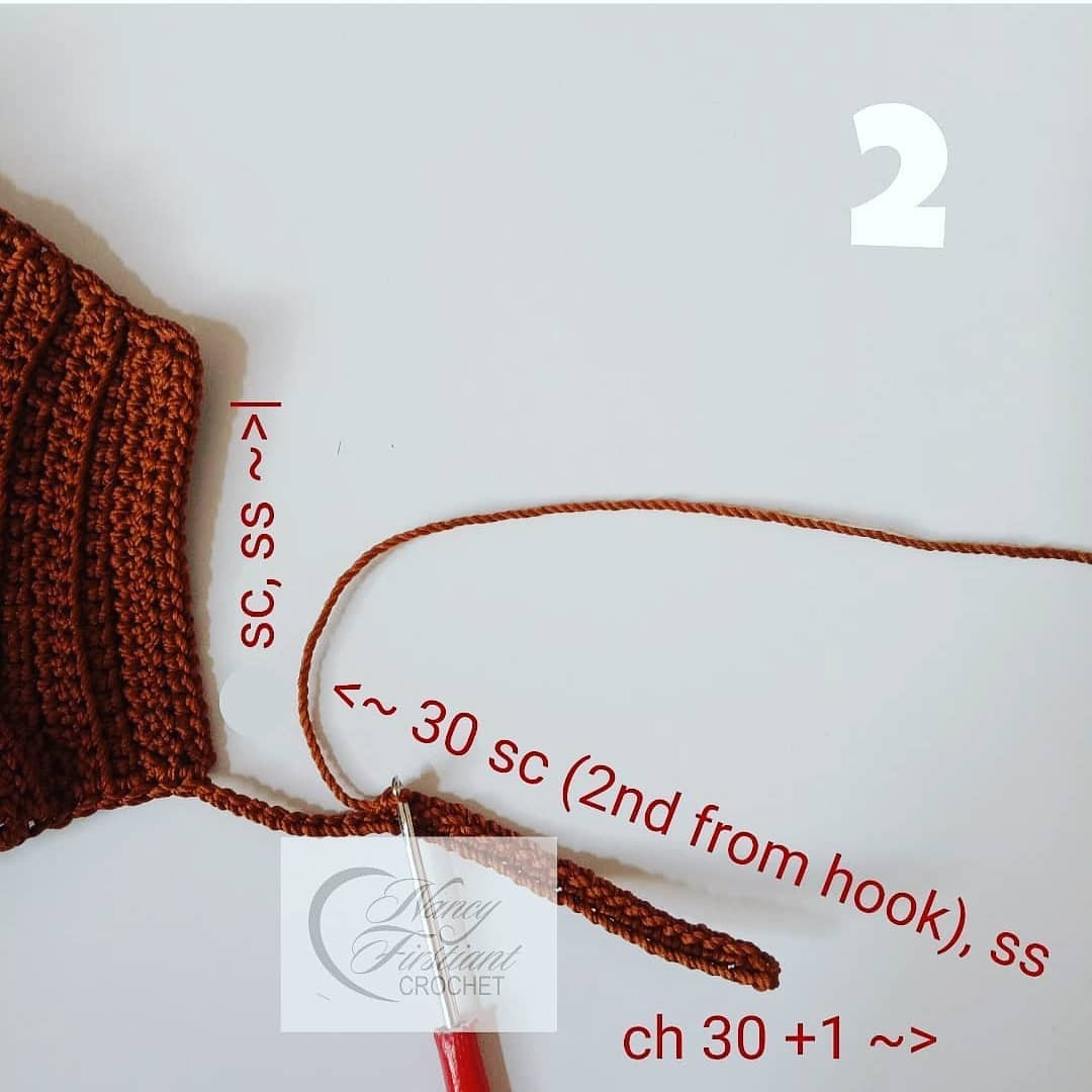 Crochet Face Mask Free Pattern for Beginners