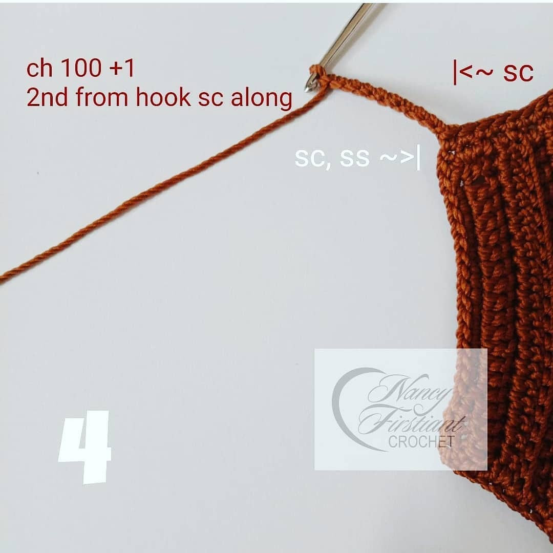 Crochet Face Mask Free Pattern for Beginners