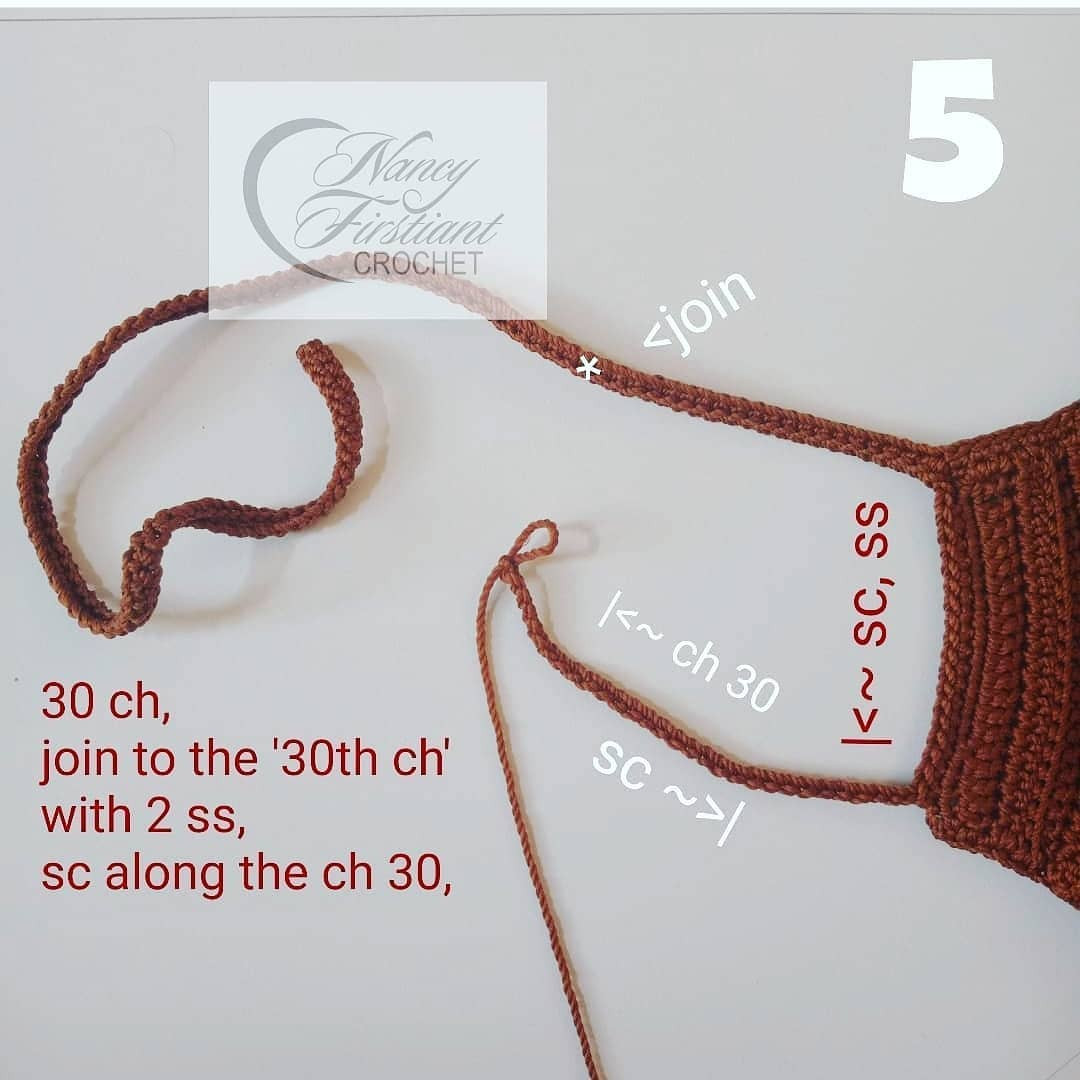 Crochet Face Mask Free Pattern for Beginners