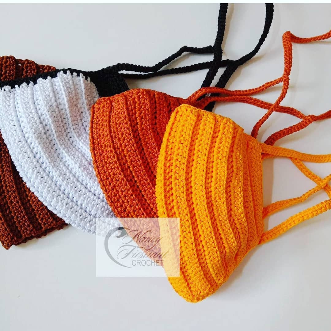 Crochet Face Mask Free Pattern for Beginners