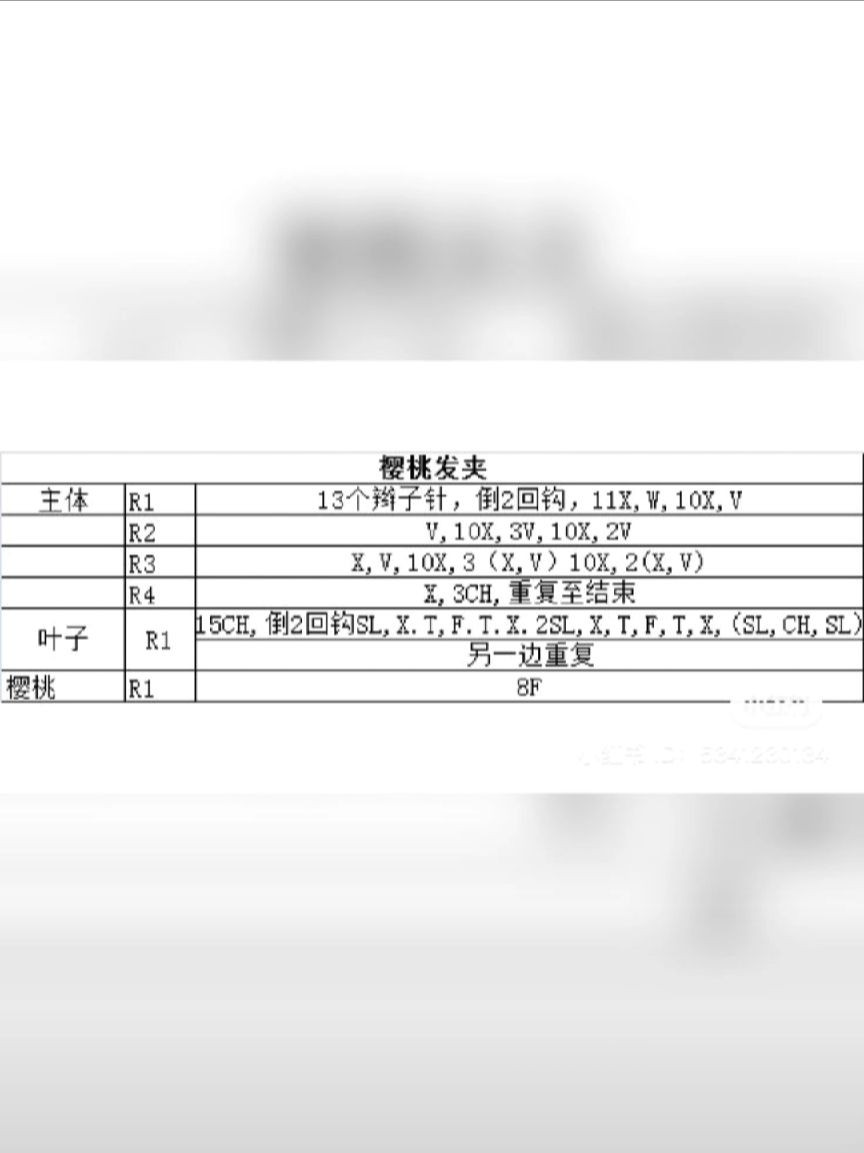 Crochet Floral Hair Clips with Red and White Petals