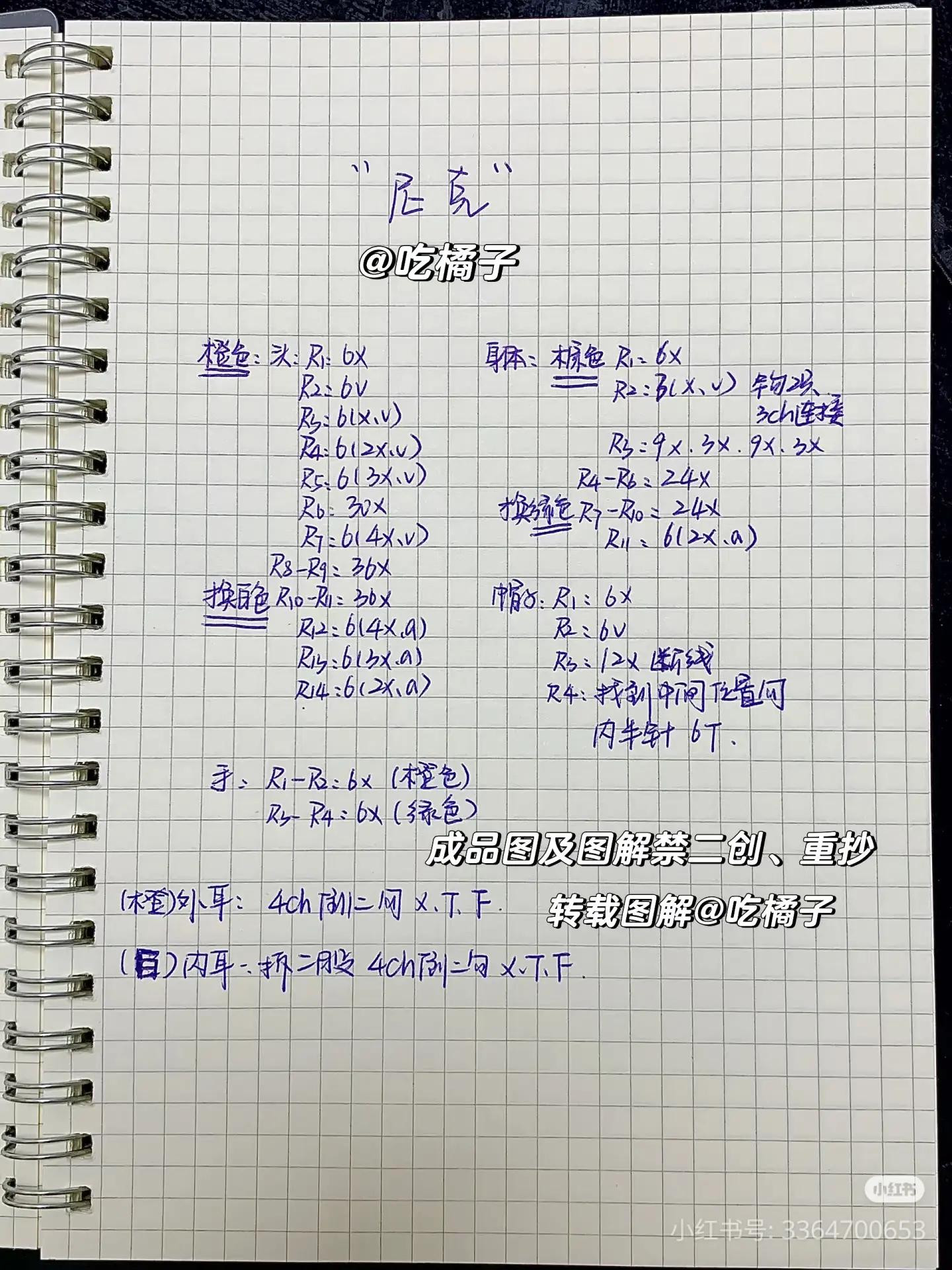 Crochet Fox Pattern with Colorful Yarn Selection