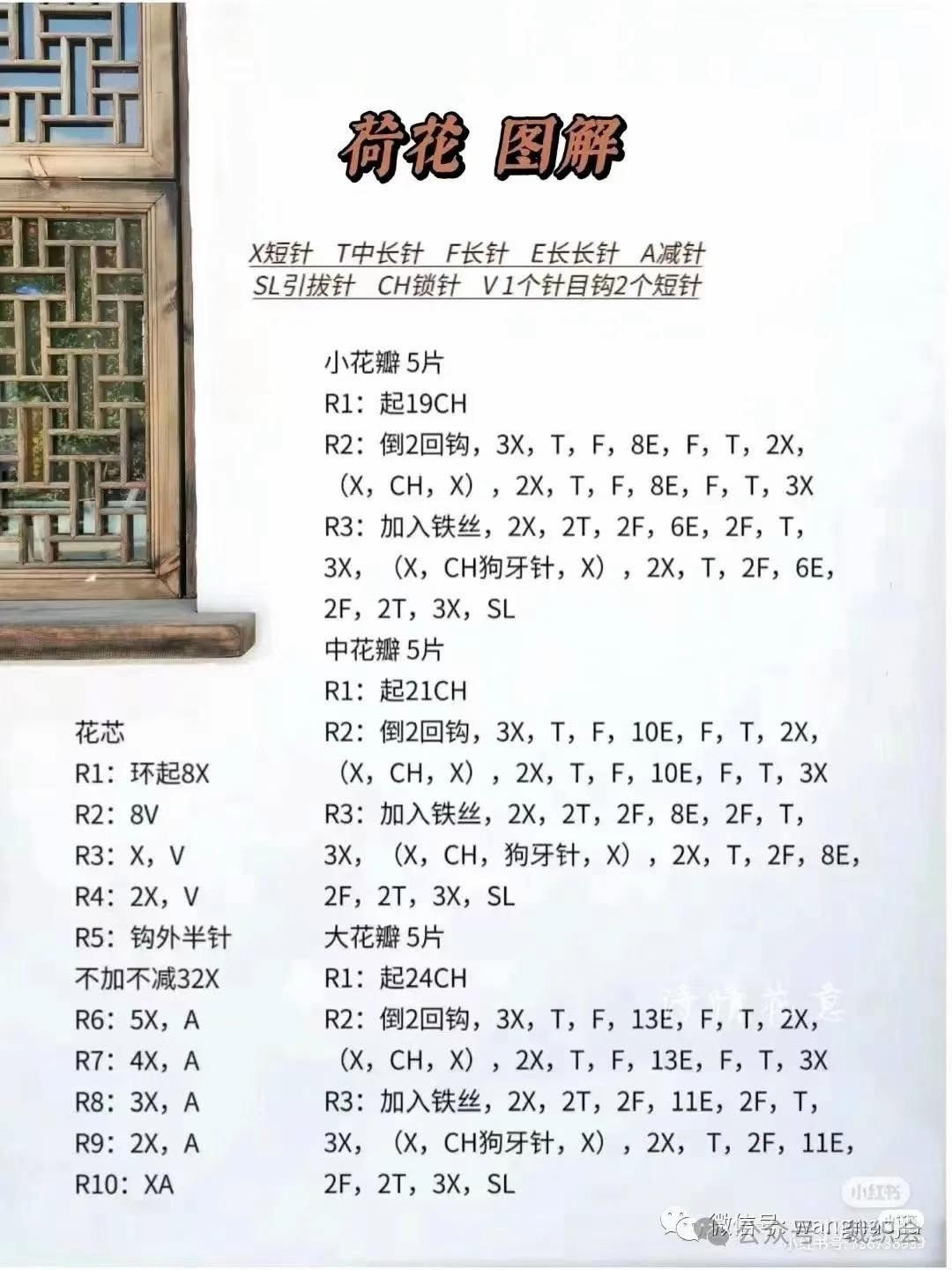 Crochet Lotus Flowers and Leaves for Home Decor