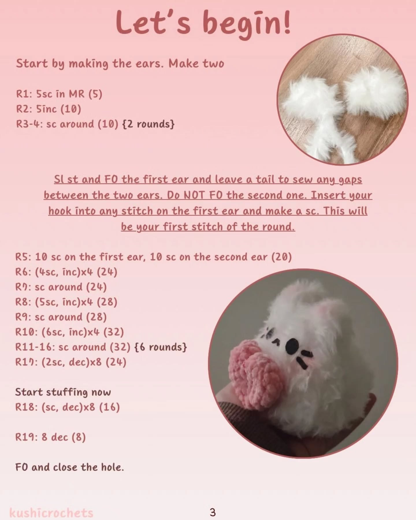 Crochet Love Bunny Free Pattern: Cute and Cozy Design