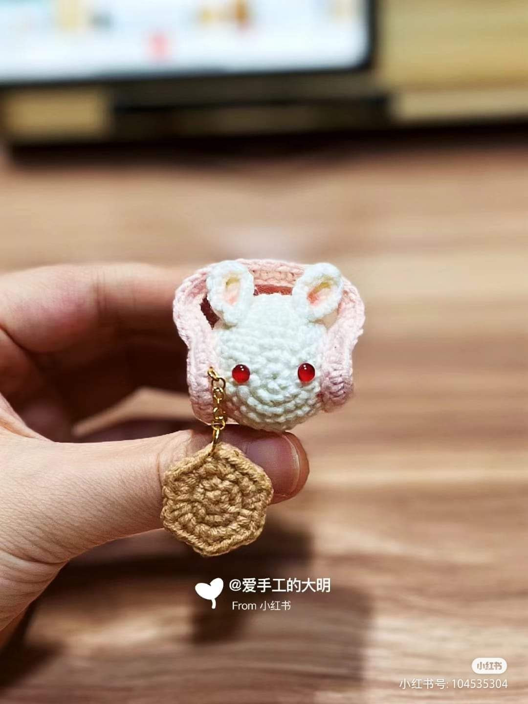 Crochet Moon with Cute Bunny and Star Amigurumi Design