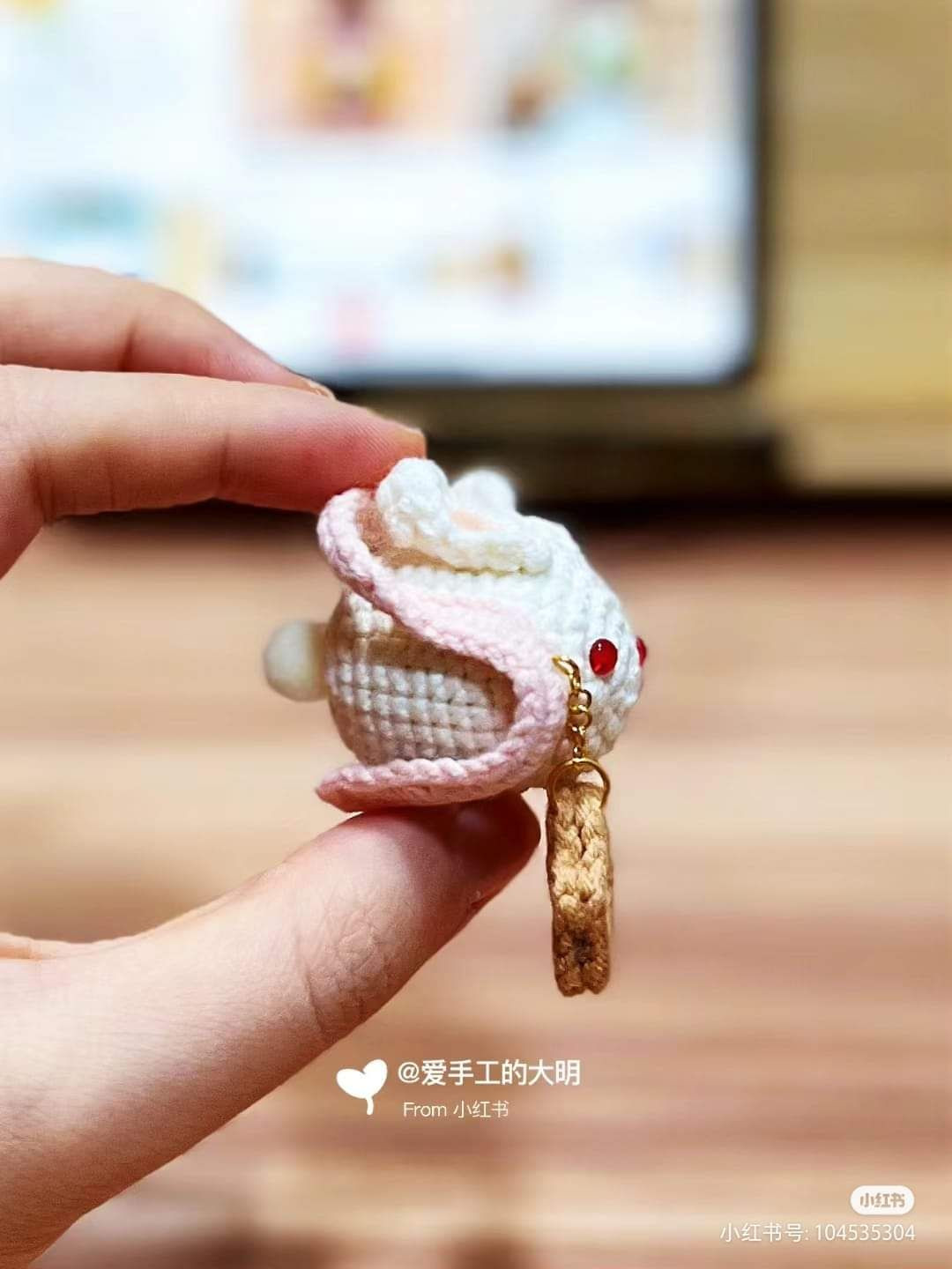 Crochet Moon with Cute Bunny and Star Amigurumi Design