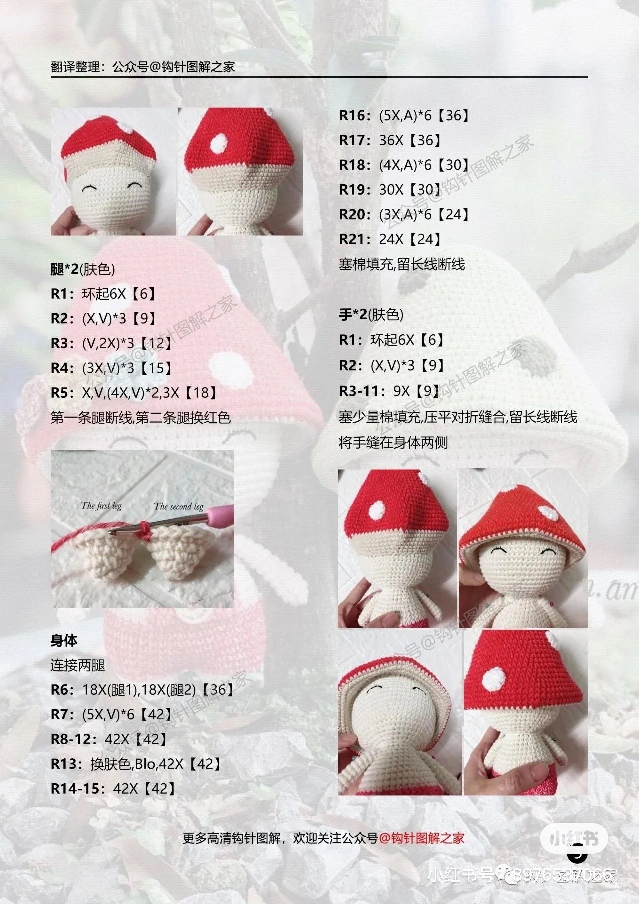 Crochet Mushroom Dolls: A Whimsical Forest Adventure