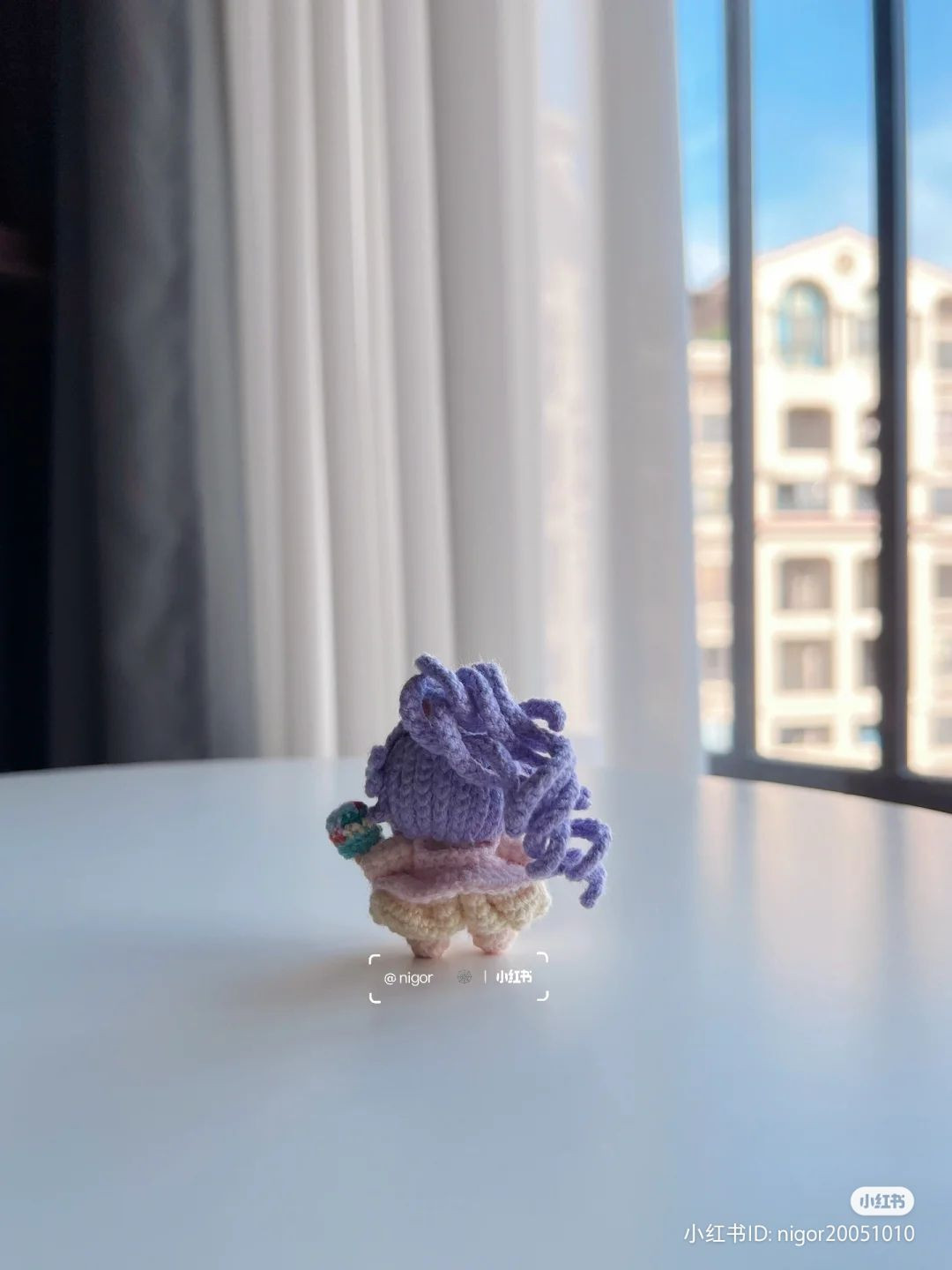 Crochet Pattern: Adorable Miniature Doll with Ice Cream