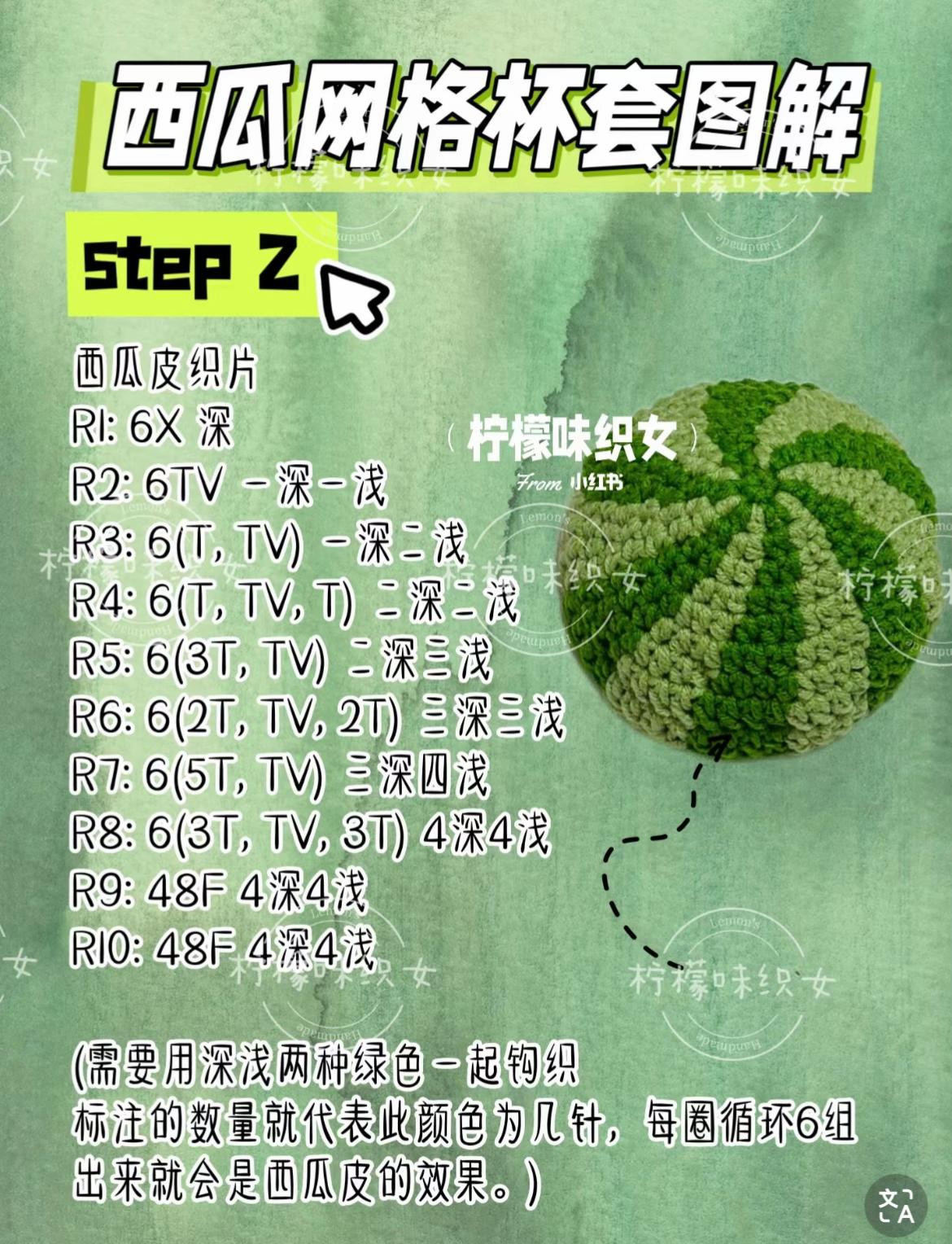 Crochet Pattern: Cute Mangosteen Amigurumi with Cotton Yarn