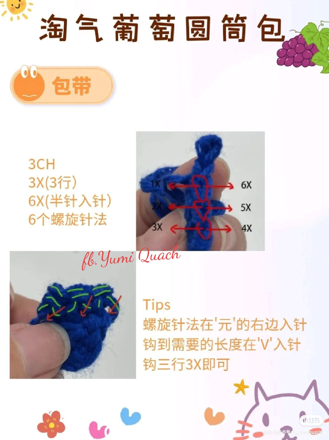 Crochet Pattern for a Colorful Autumn Basket with Flowers