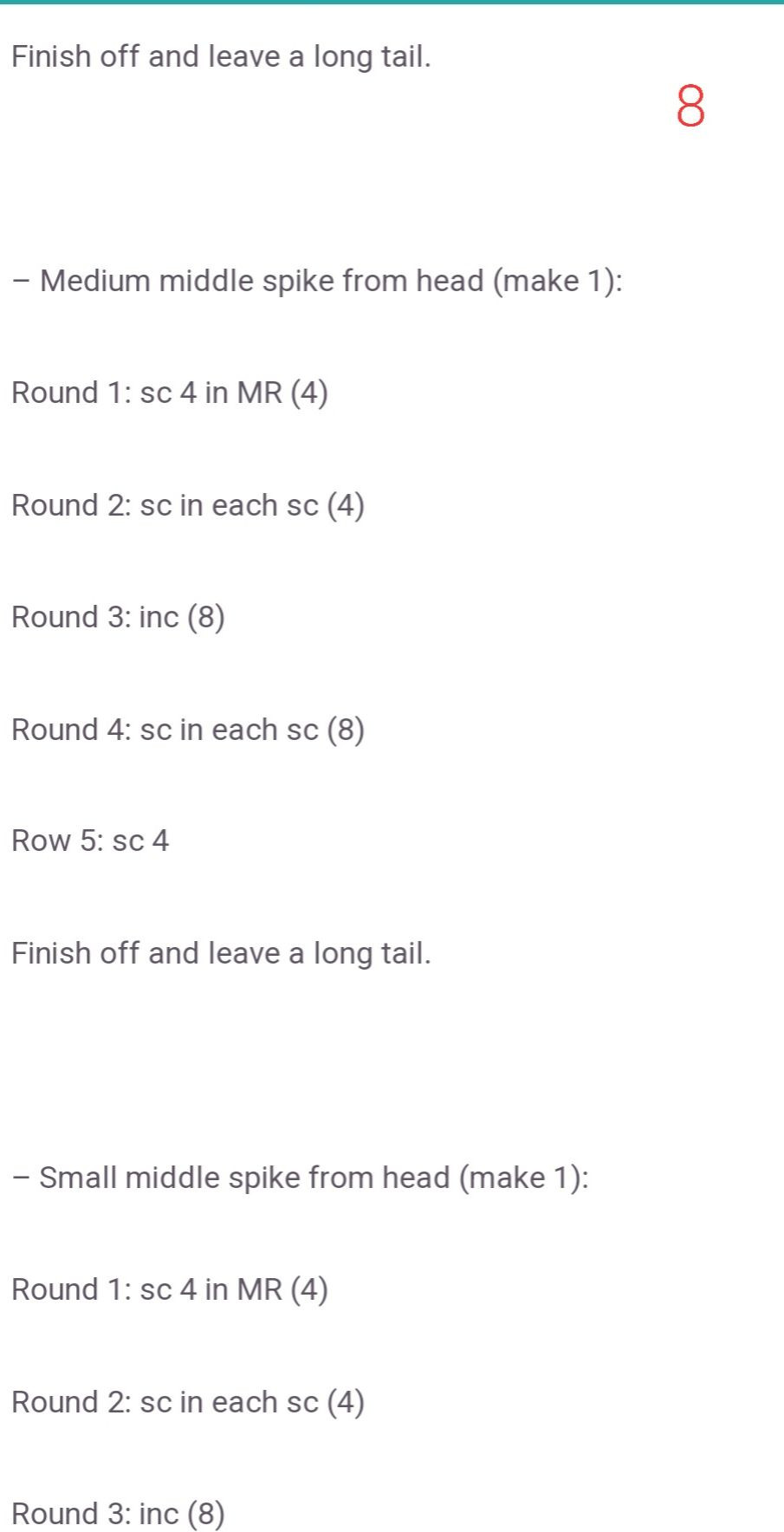 Crochet Pattern for a Cute Purple Monster Toy