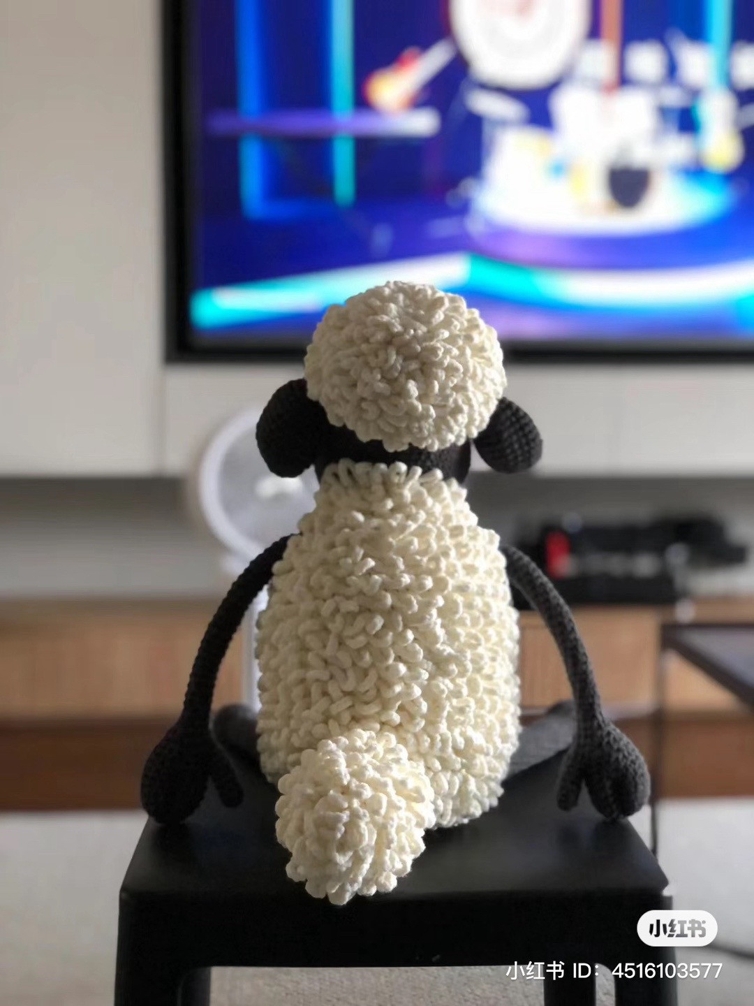 Crochet Pattern for Adorable Fluffy Sheep Amigurumi Toy