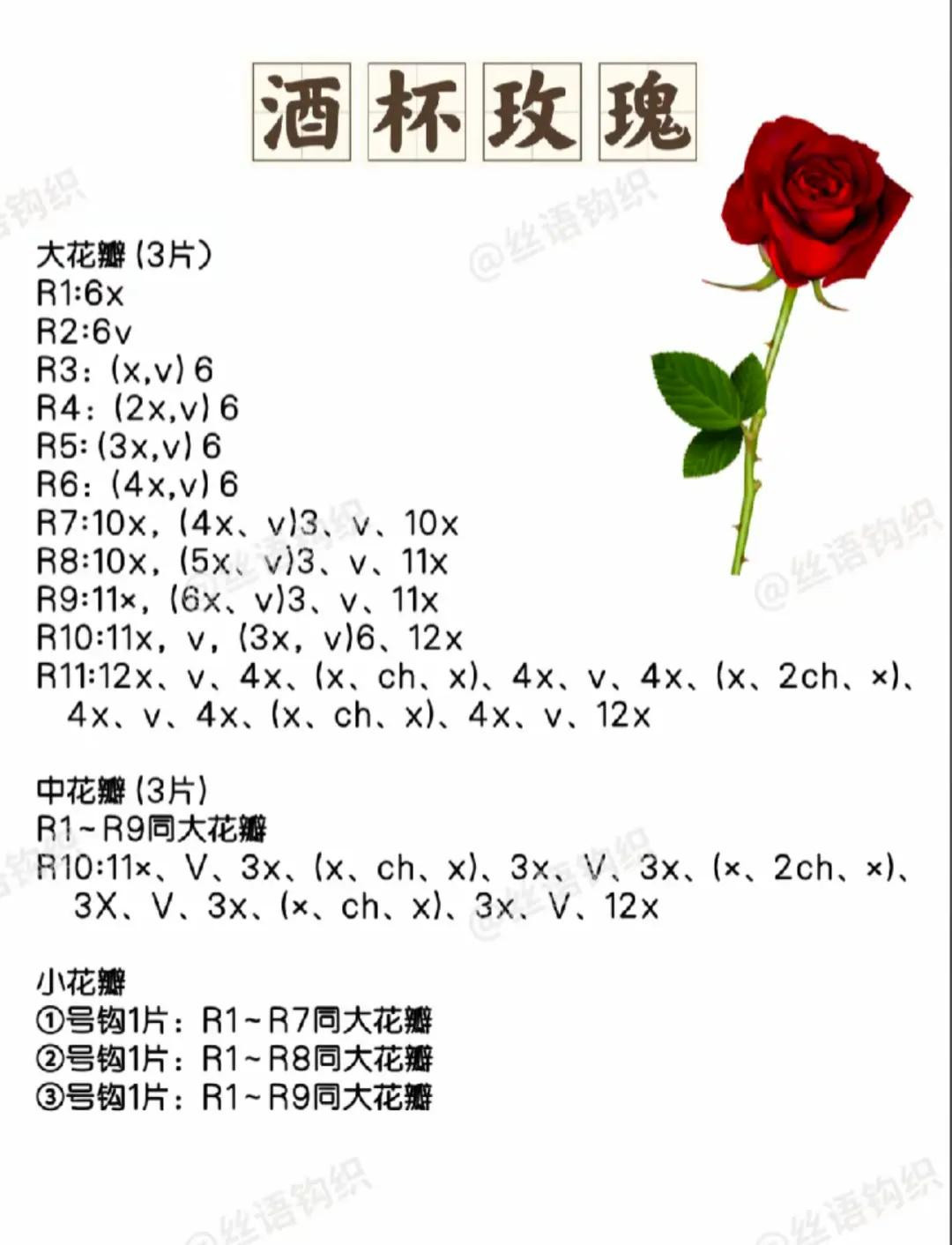 Crochet Pattern for Beautiful Rose Bouquets: Step-by-Step Guide