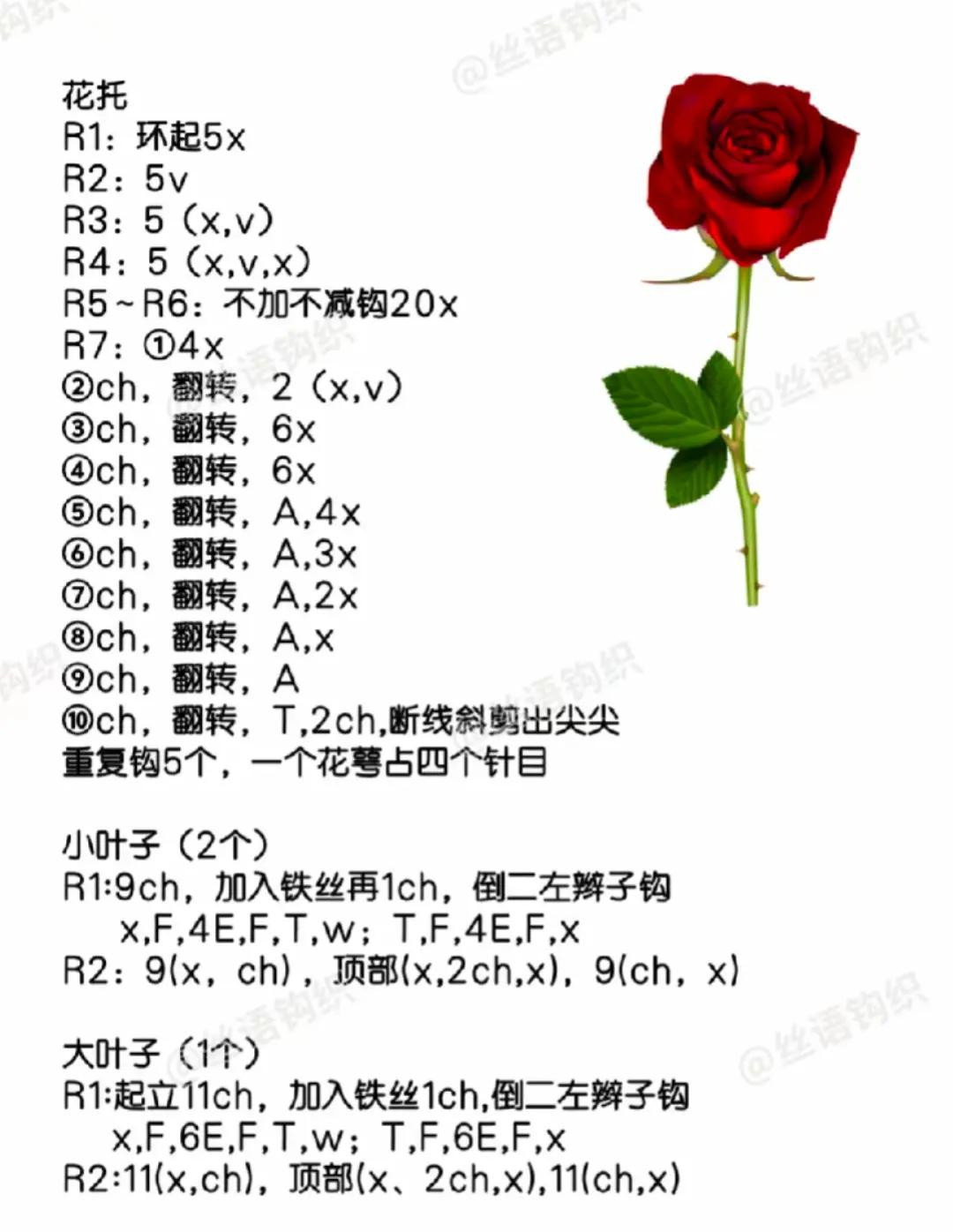 Crochet Pattern for Beautiful Rose Bouquets: Step-by-Step Guide