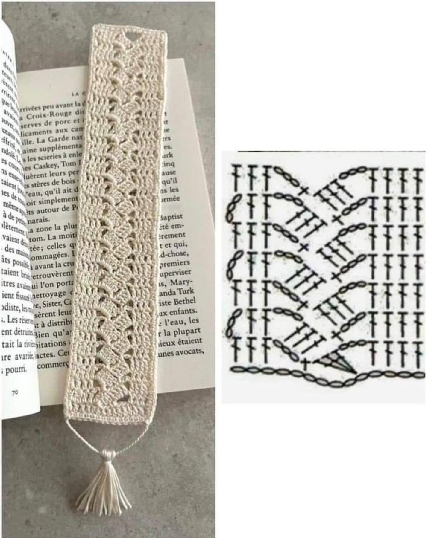 Crochet Pattern for Colorful Lace Bookmarks