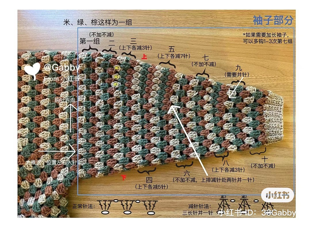 Crochet Pattern for Cozy Multicolor Sweater