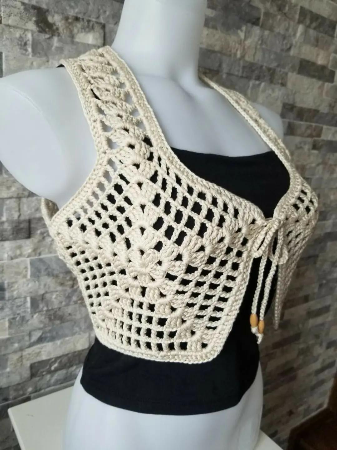 Crochet Pattern for Elegant Vintage Style Vest