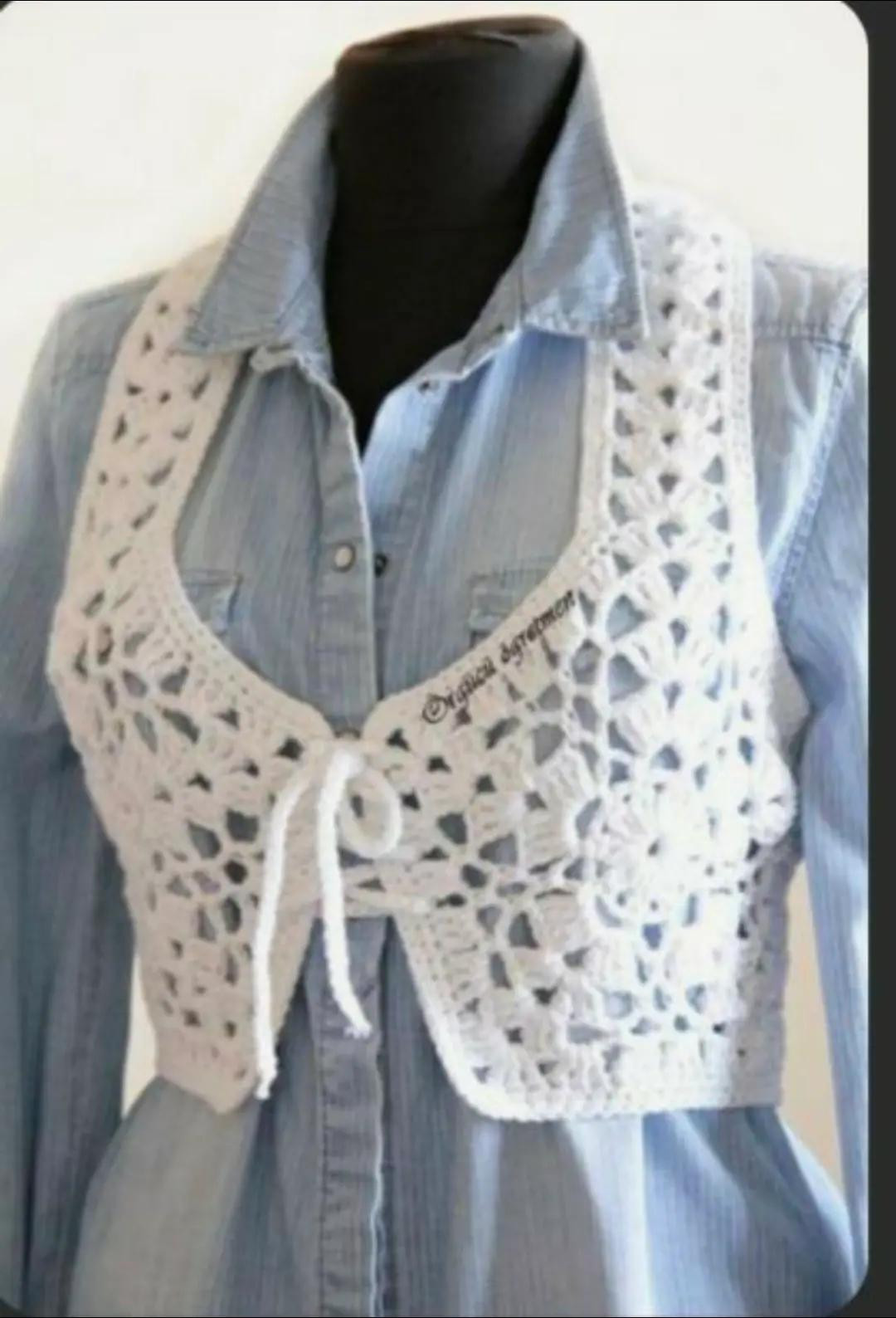 Crochet Pattern for Elegant Vintage Style Vest