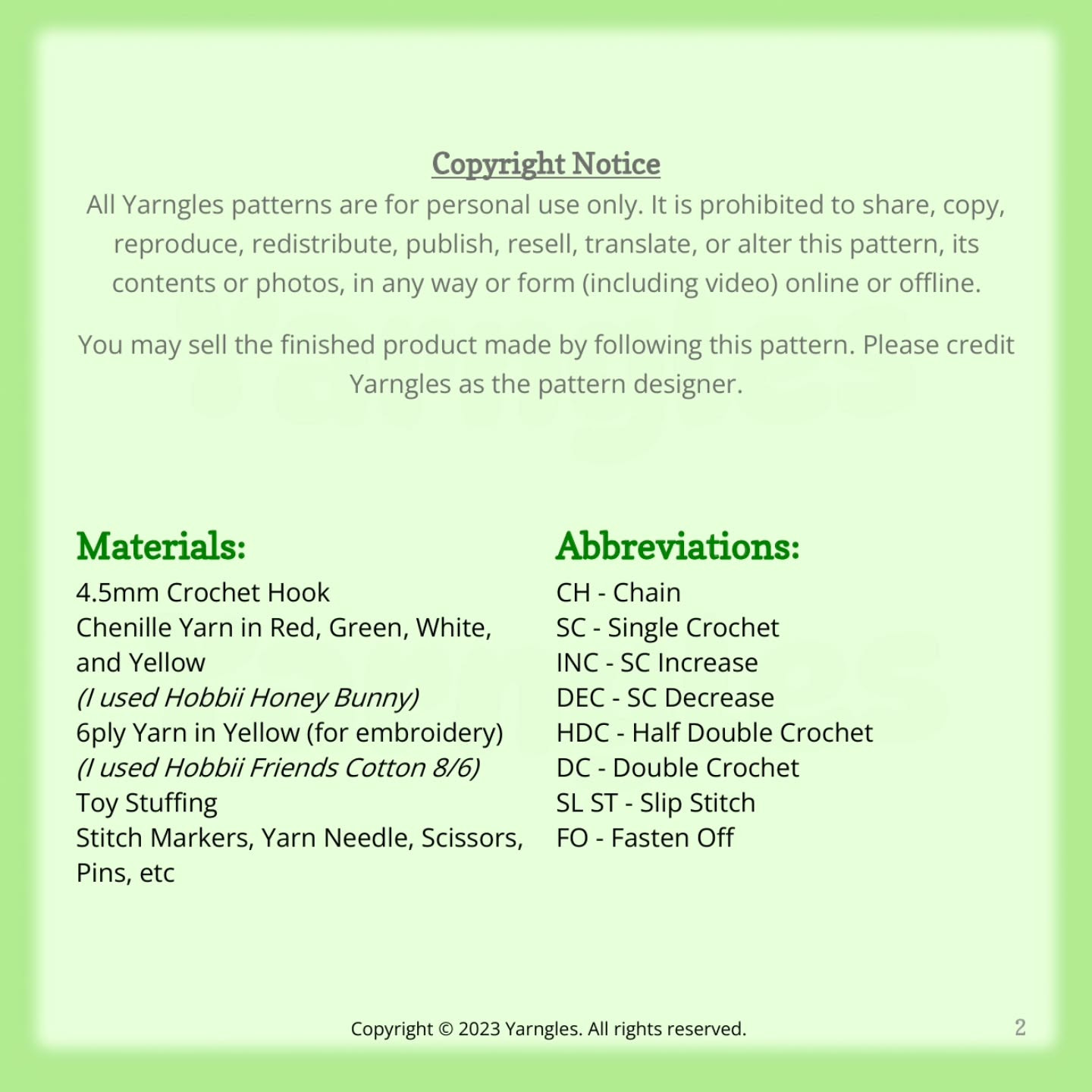 Crochet Pattern for Festive Christmas Bauble Ornament