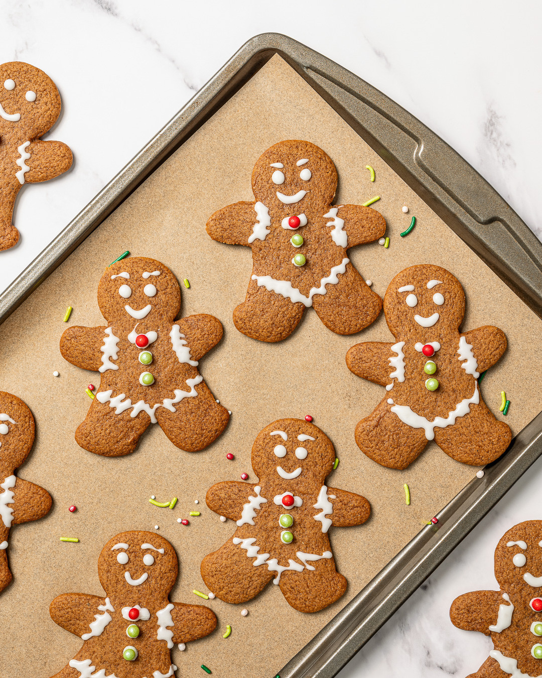 Crochet Pattern for Festive Gingerbread Man Decorations