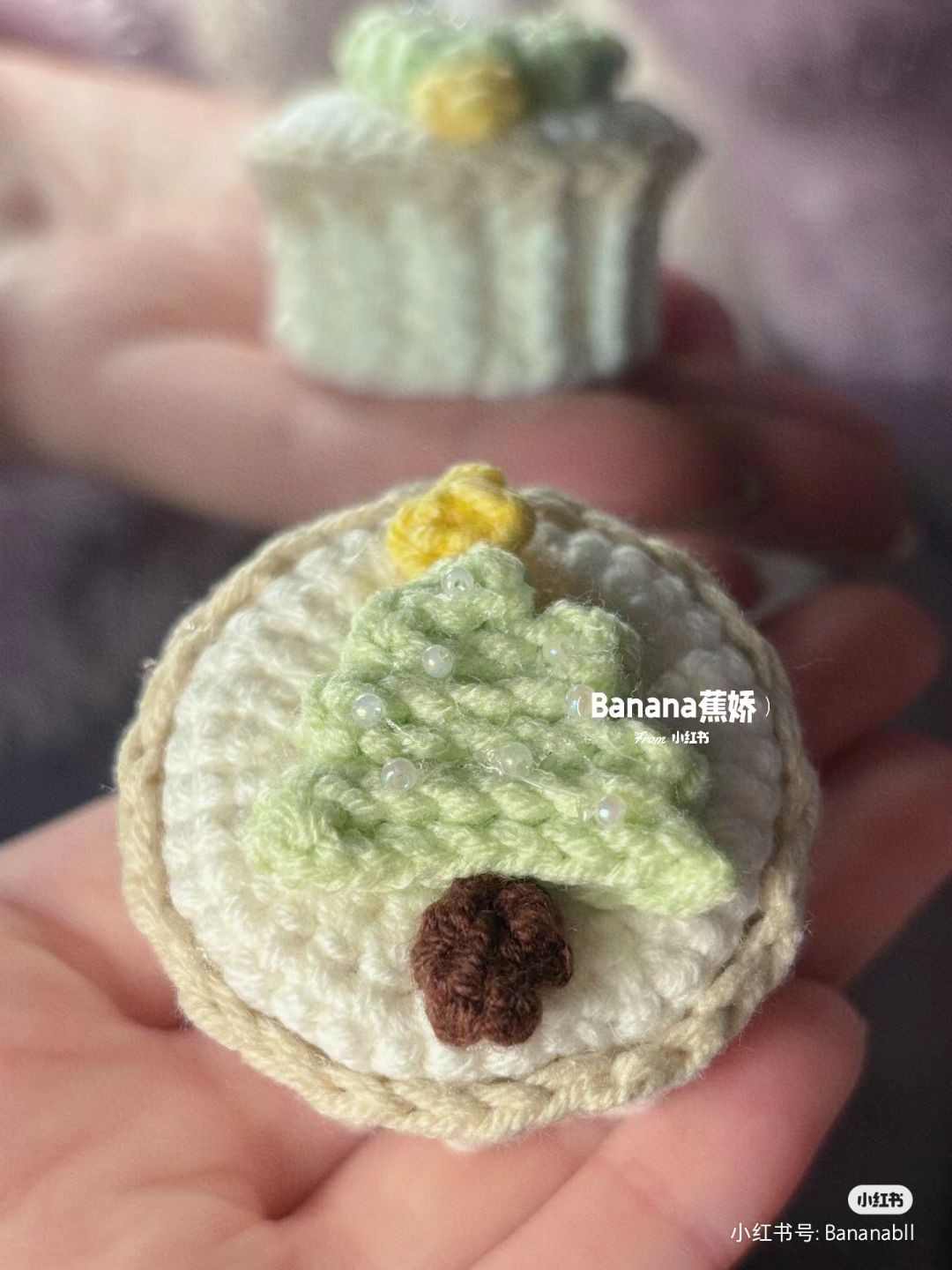 Crochet Pattern for Miniature Fruit Tart Toy