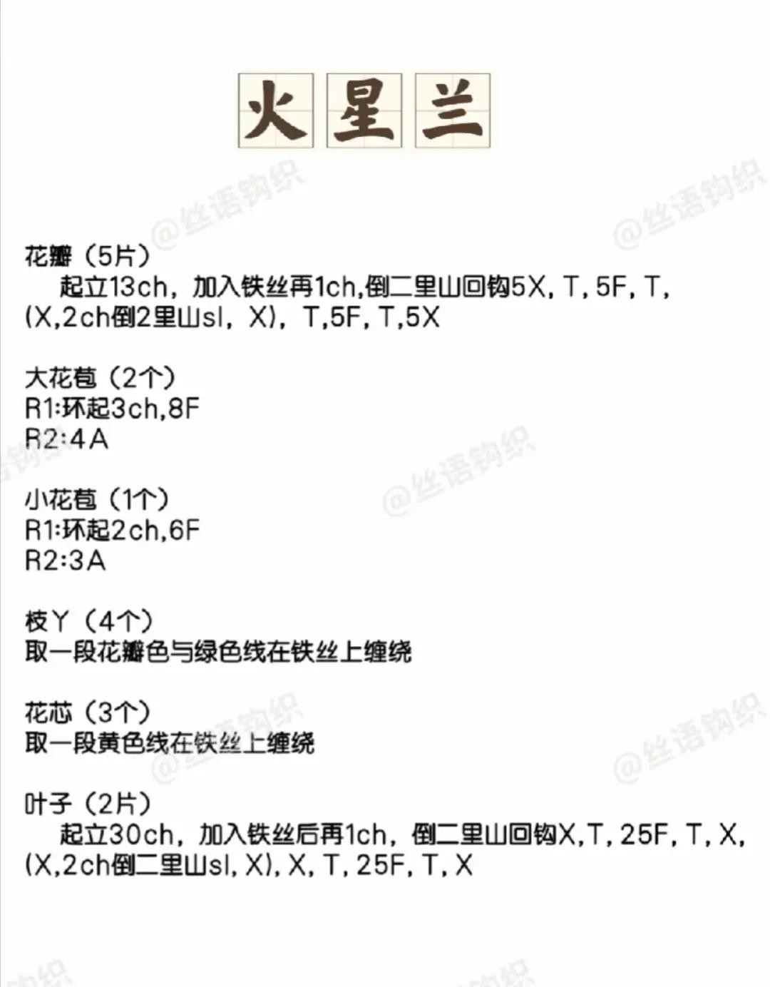 Crochet Pattern for Snow Berry Decoration with Detailed Instructions