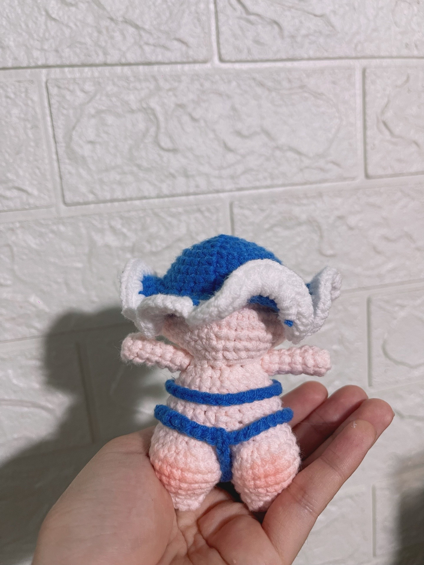 Crochet Pig in Cute Blue Bikini Pattern for Beginners