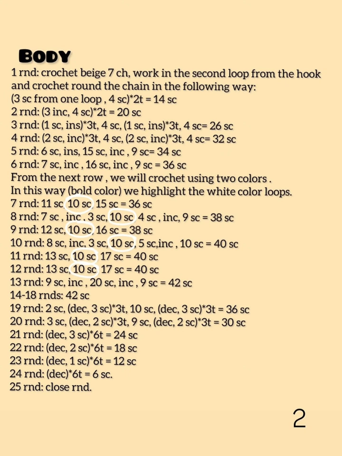 Crochet Sloth with Heart Free Pattern for Beginners