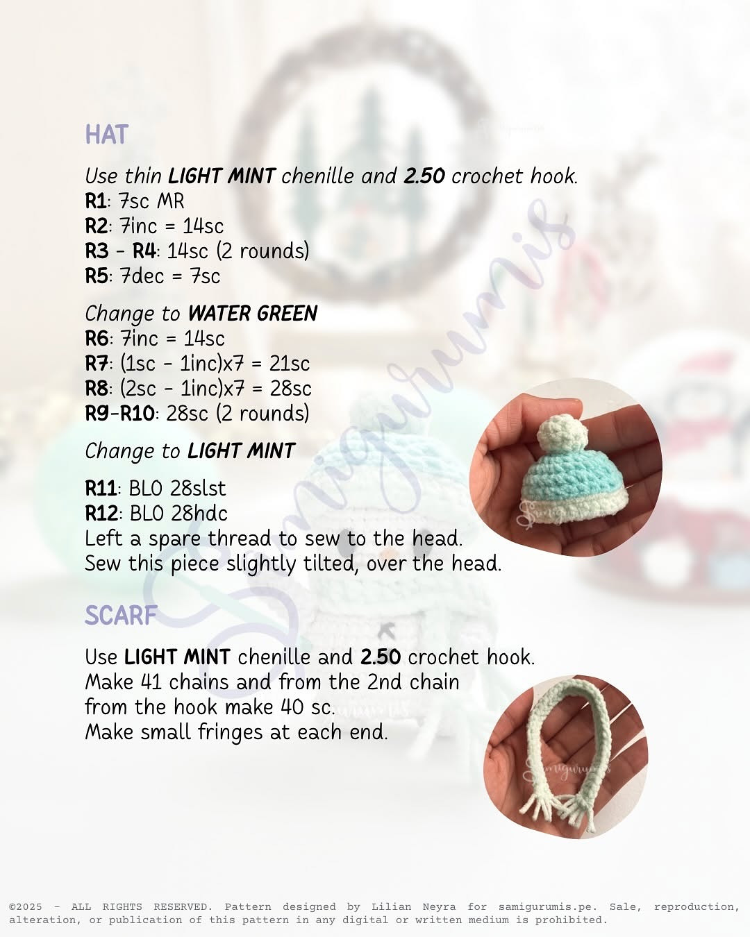 Crochet Snowman Pattern - Free Amigurumi Tutorial for Beginners