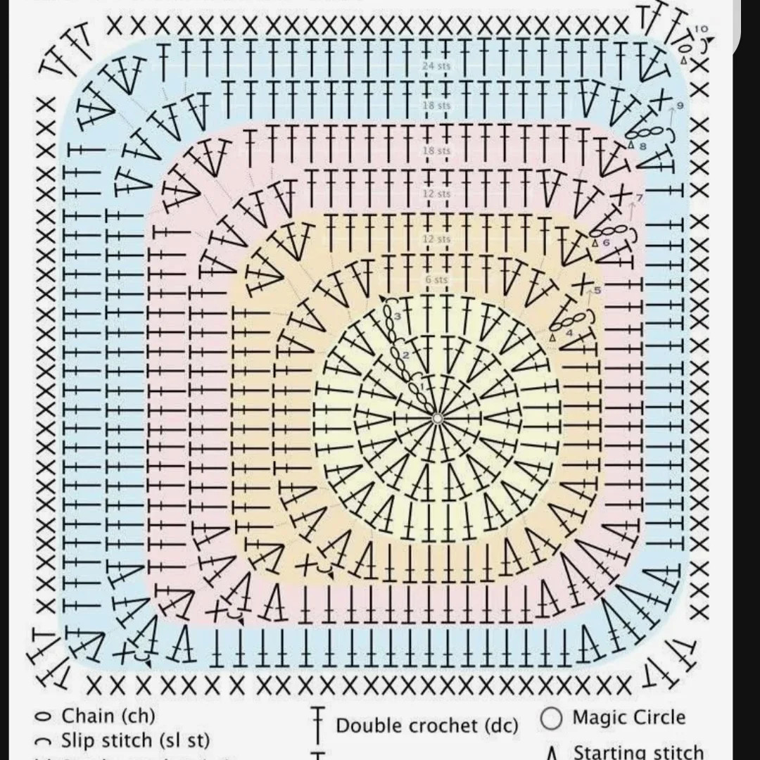 Crochet Square Pattern