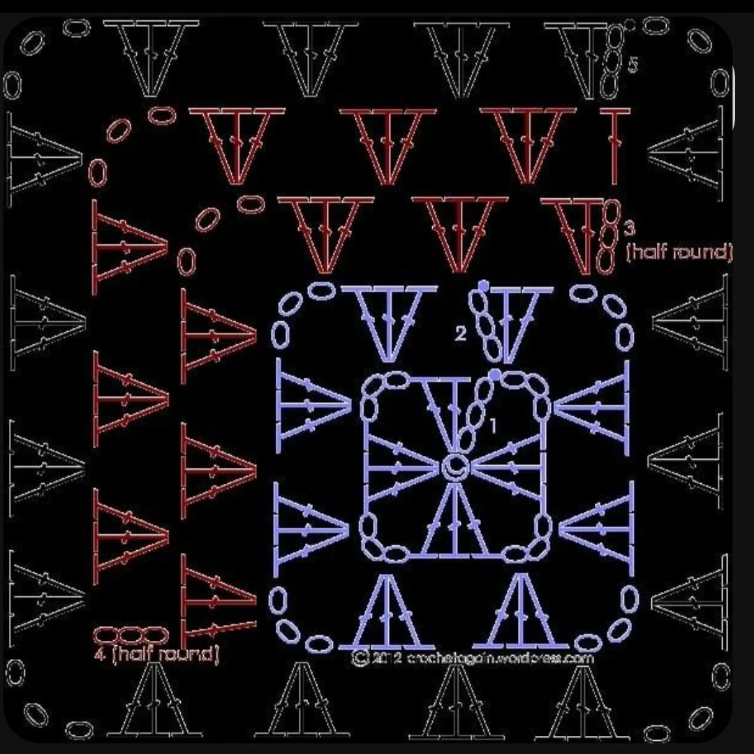 Crochet Square Pattern