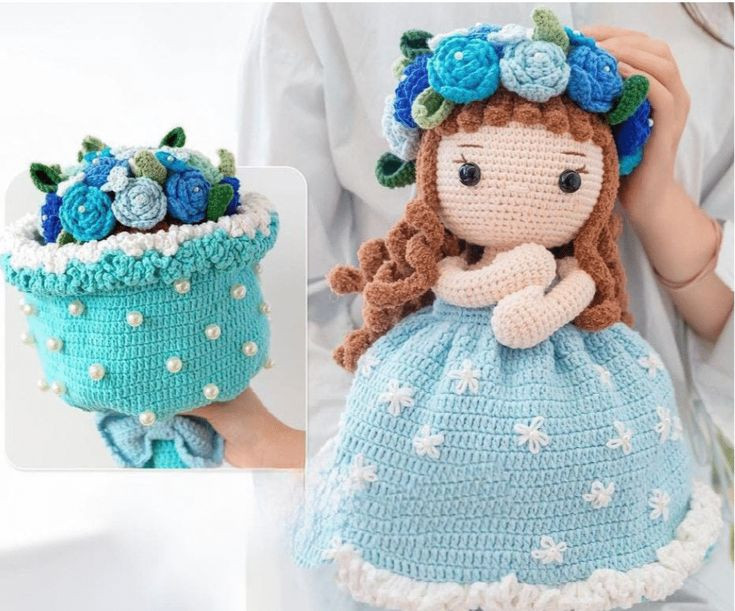 Crochet Wedding Couple: Amigurumi Bride and Groom Pattern