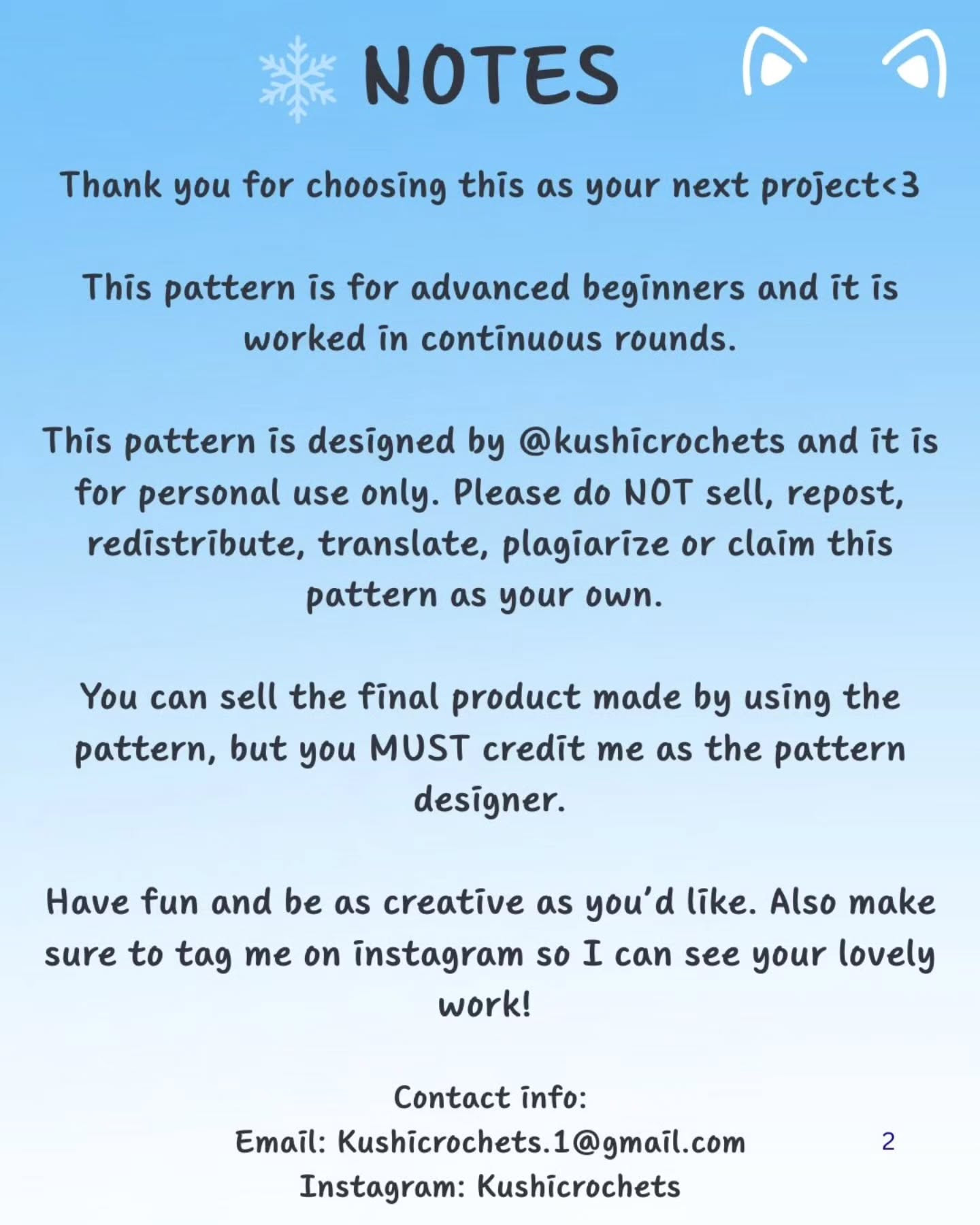 Crochet Winter Hello Kitty Pattern for Free Download