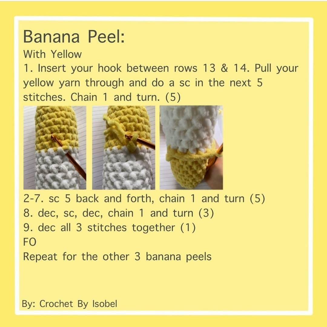 Crochet Your Own Adorable Bunana with This Free Pattern