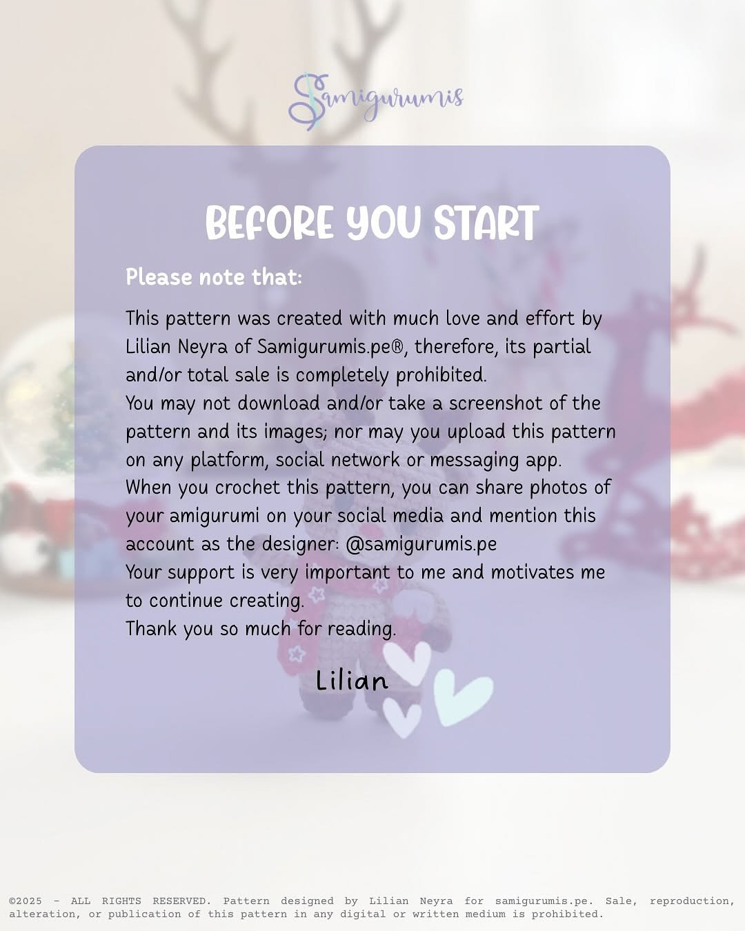 Crochet Your Own Adorable Reindeer with This Free Pattern